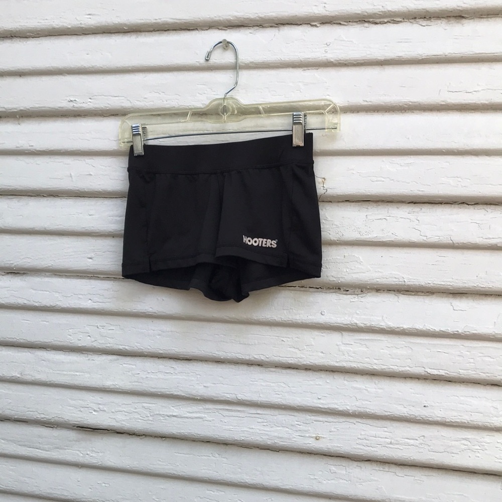 Hooters black booty shorts XS